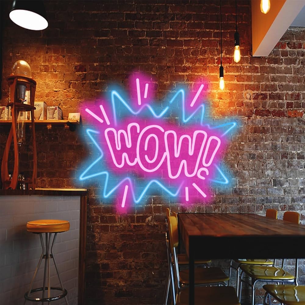 Amazon | WOW！ ネオンサイン BARネオンライト 店舗看板